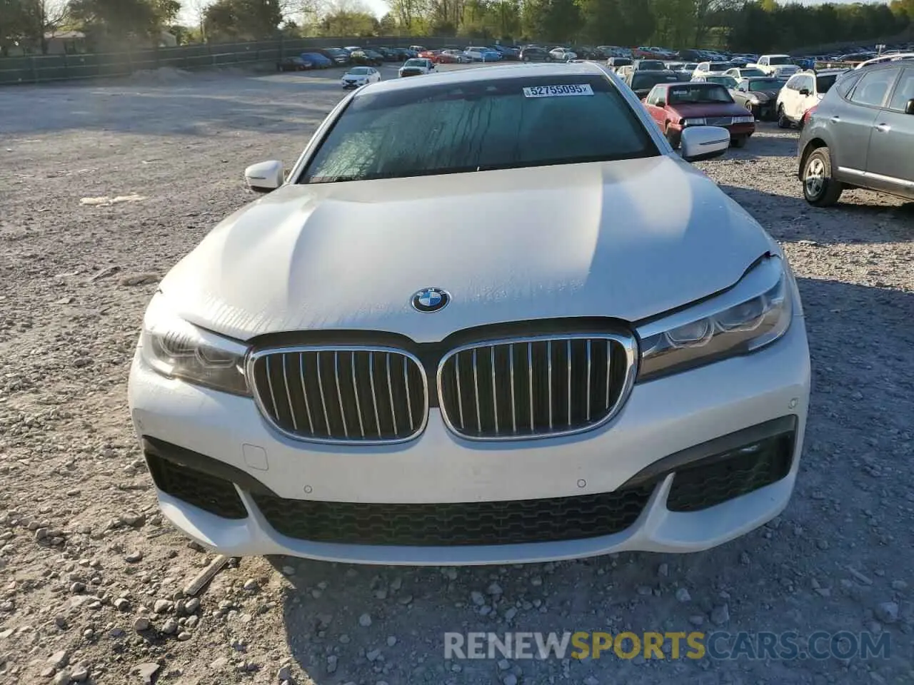 5 Photograph of a damaged car WBA7E2C51KB218262 BMW 7 SERIES 2019