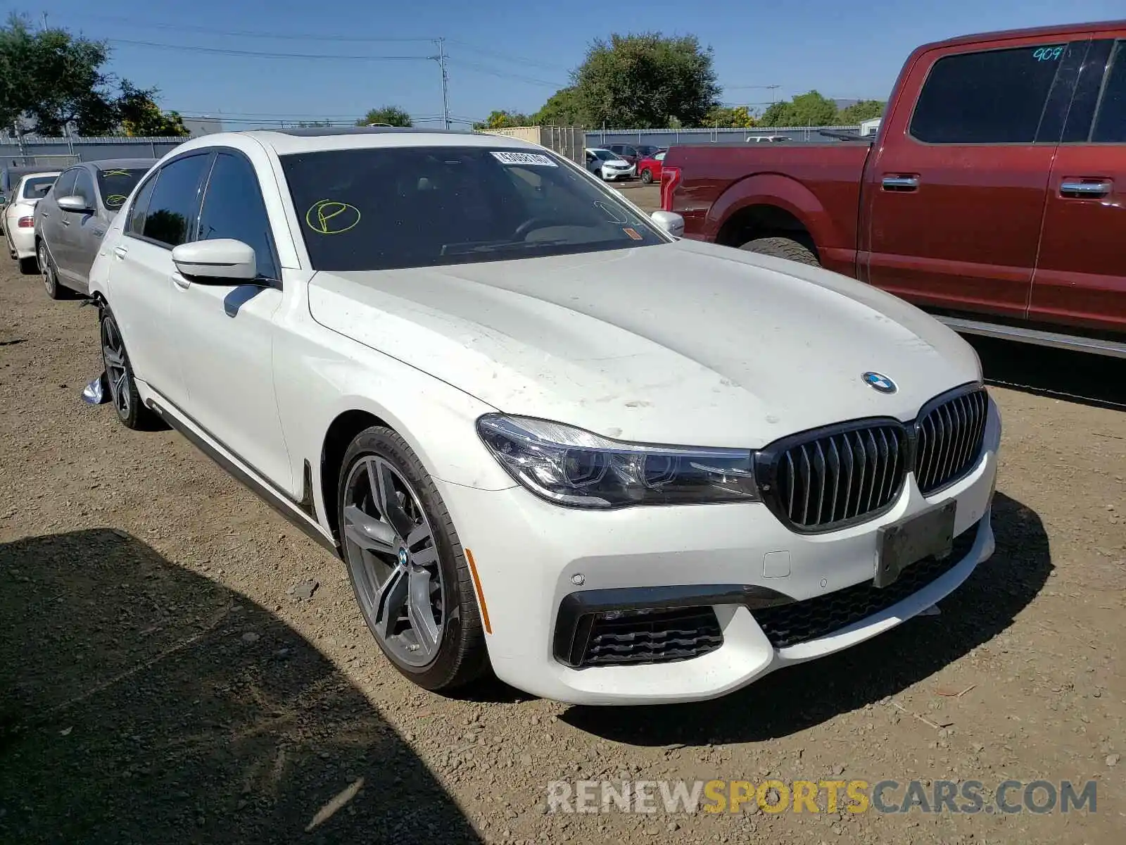 1 Photograph of a damaged car WBA7E2C51KB218634 BMW 7 SERIES 2019