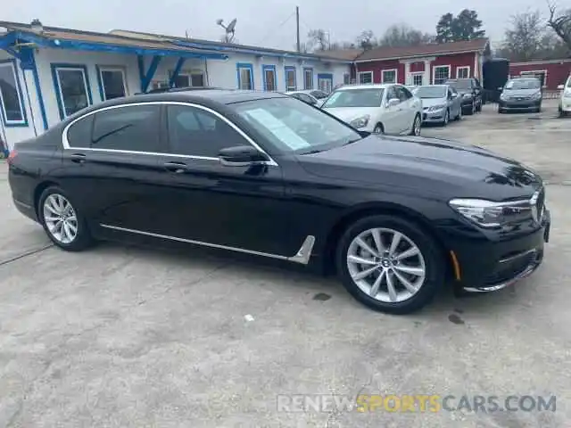 1 Photograph of a damaged car WBA7E2C52KB216746 BMW 7 SERIES 2019