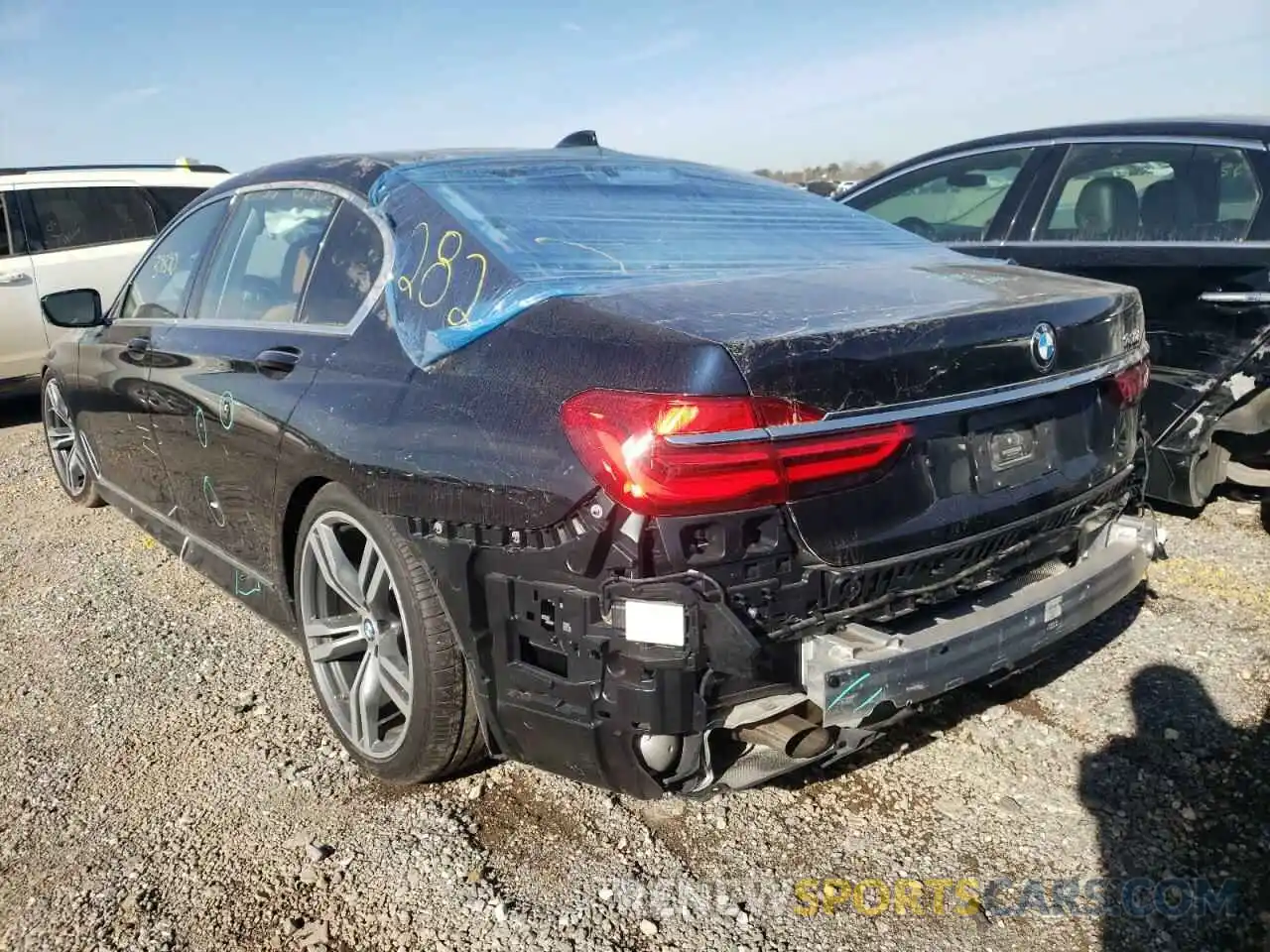 3 Photograph of a damaged car WBA7E2C54KB216411 BMW 7 SERIES 2019