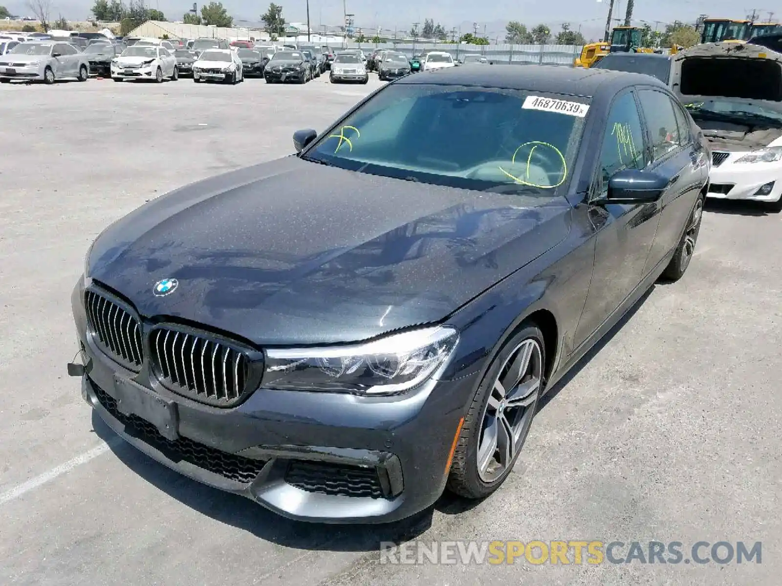 2 Photograph of a damaged car WBA7E2C55KB217664 BMW 7 SERIES 2019