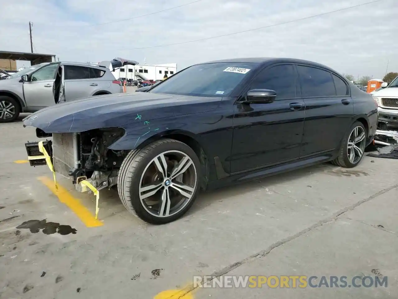 1 Photograph of a damaged car WBA7E2C55KB454204 BMW 7 SERIES 2019