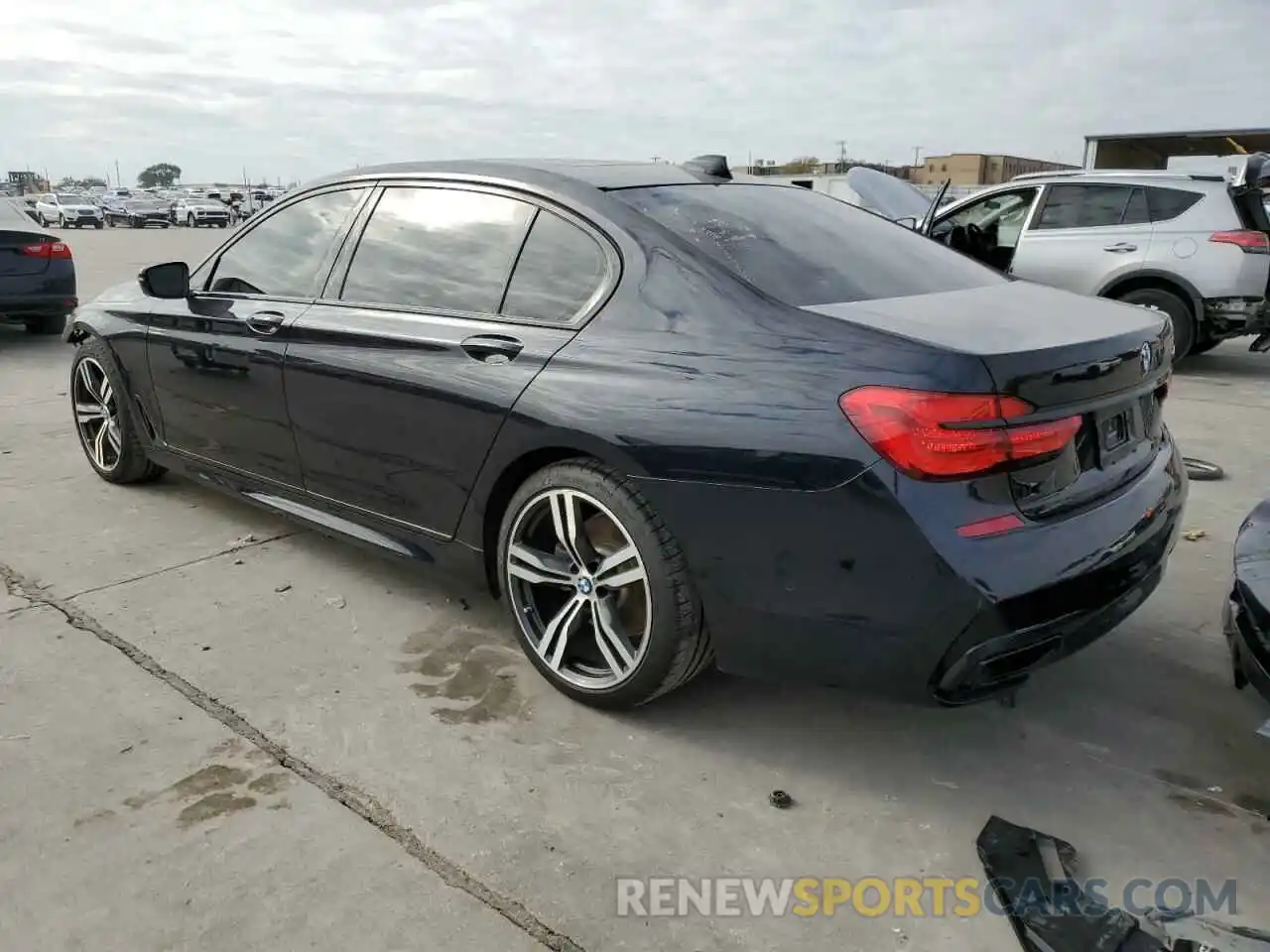 2 Photograph of a damaged car WBA7E2C55KB454204 BMW 7 SERIES 2019