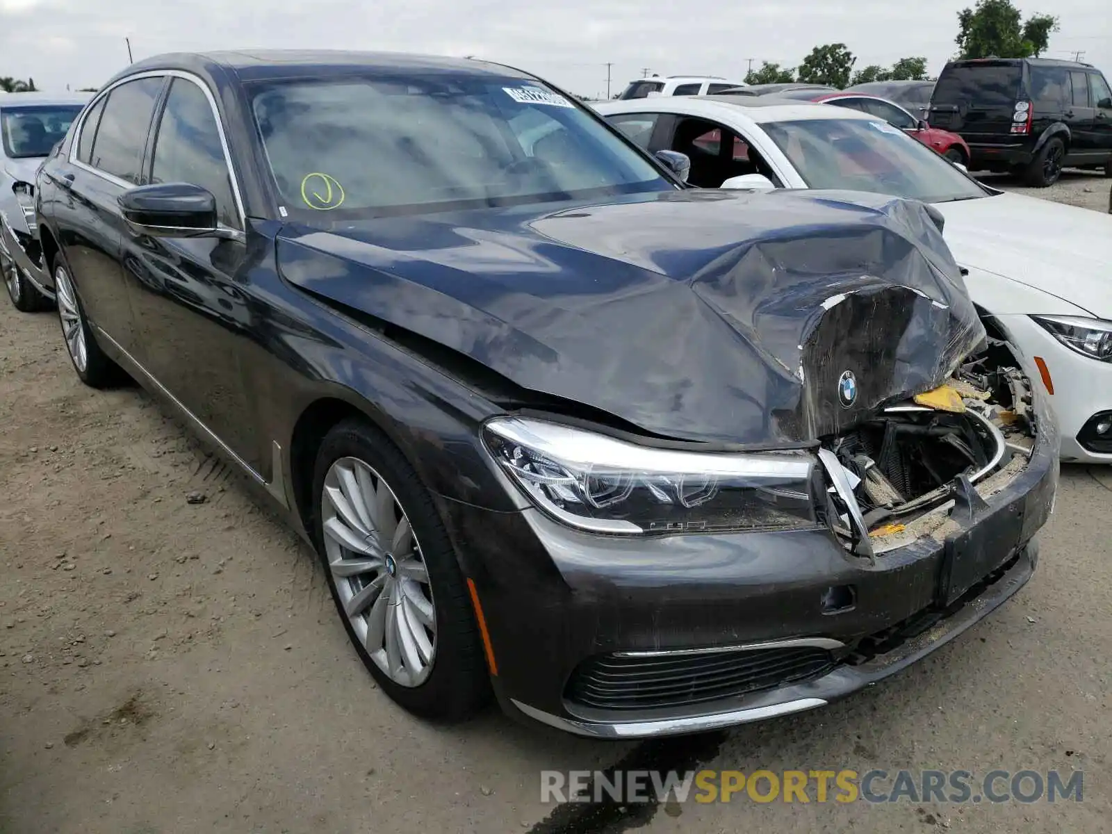 1 Photograph of a damaged car WBA7E2C55KB454705 BMW 7 SERIES 2019