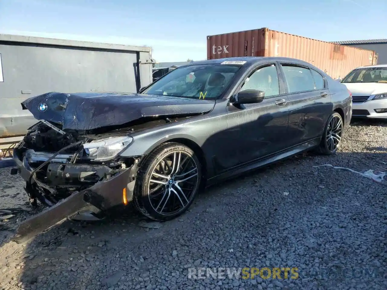 1 Photograph of a damaged car WBA7E2C55KB454879 BMW 7 SERIES 2019