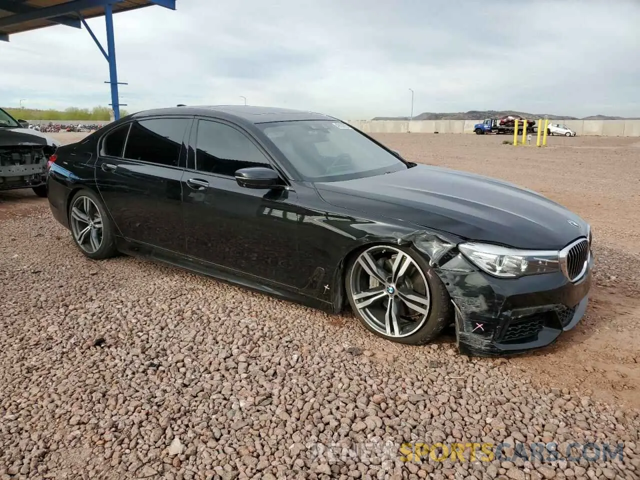 4 Photograph of a damaged car WBA7E2C55KB454929 BMW 7 SERIES 2019