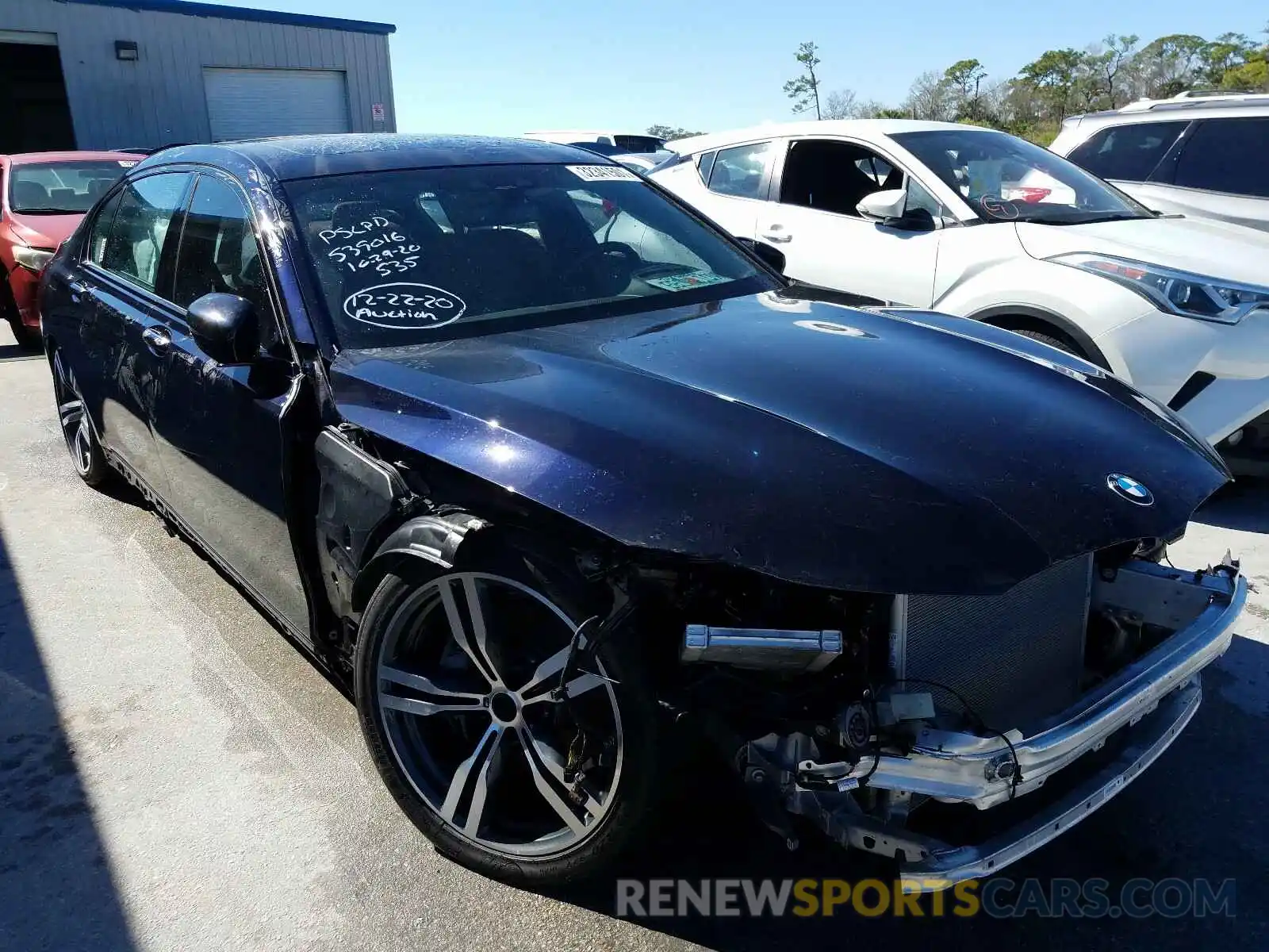 1 Photograph of a damaged car WBA7E2C56KB217169 BMW 7 SERIES 2019