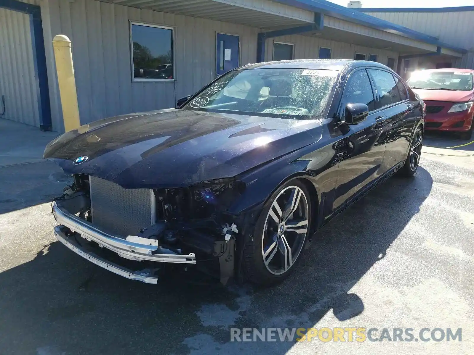 2 Photograph of a damaged car WBA7E2C56KB217169 BMW 7 SERIES 2019