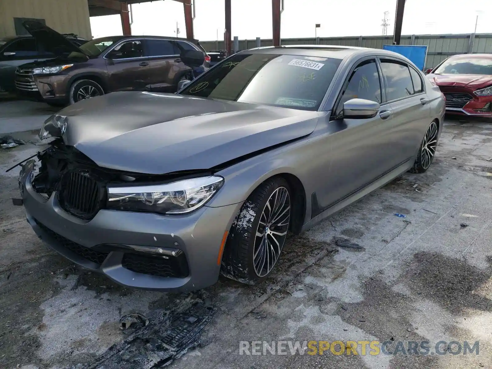 2 Photograph of a damaged car WBA7E2C56KB217267 BMW 7 SERIES 2019