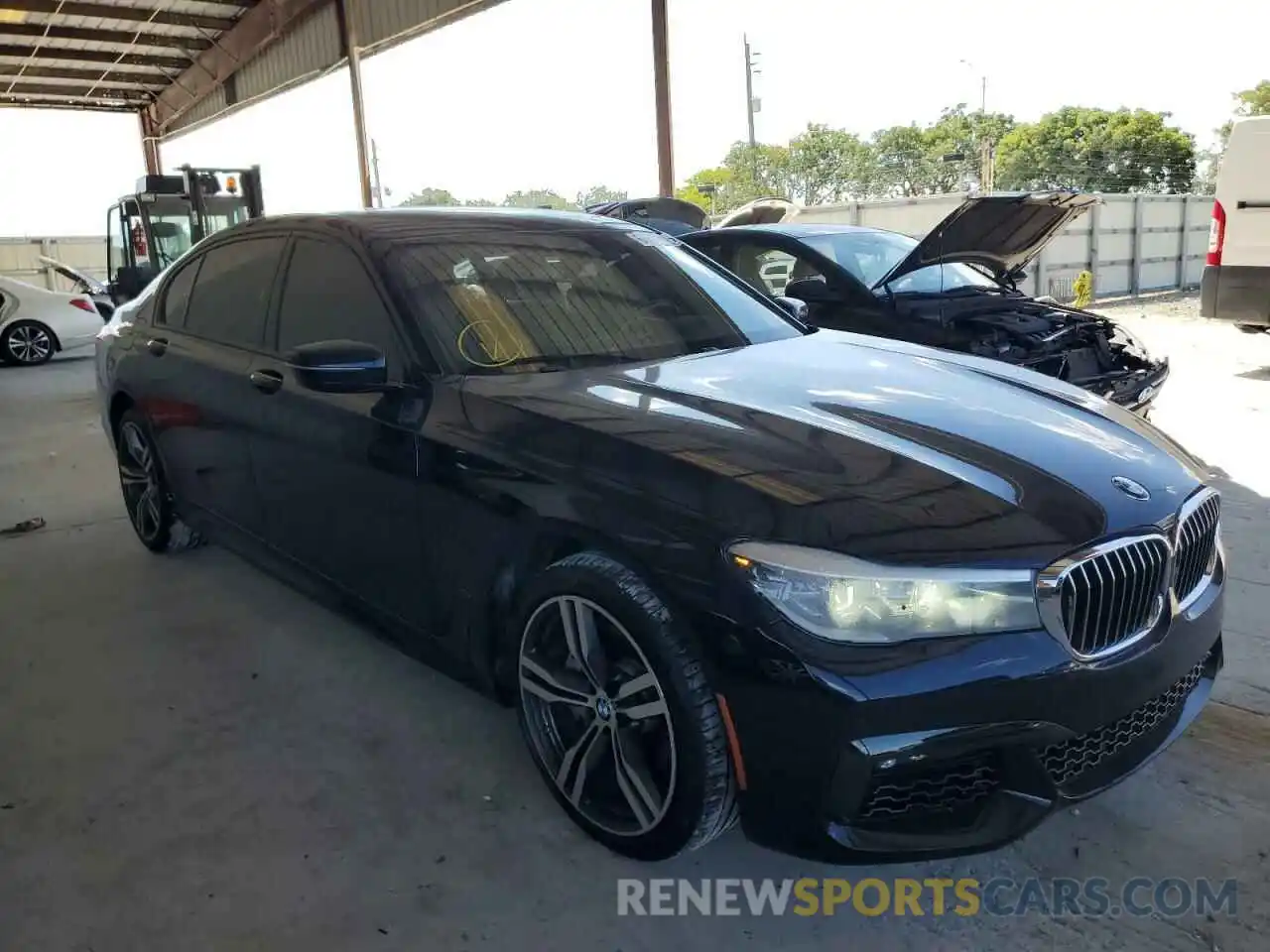 1 Photograph of a damaged car WBA7E2C56KB454423 BMW 7 SERIES 2019