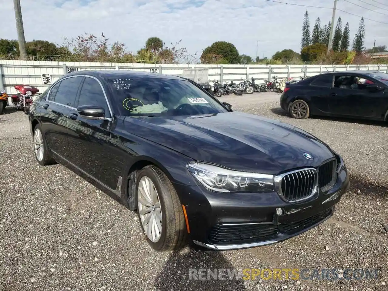 1 Photograph of a damaged car WBA7E2C56KB454616 BMW 7 SERIES 2019