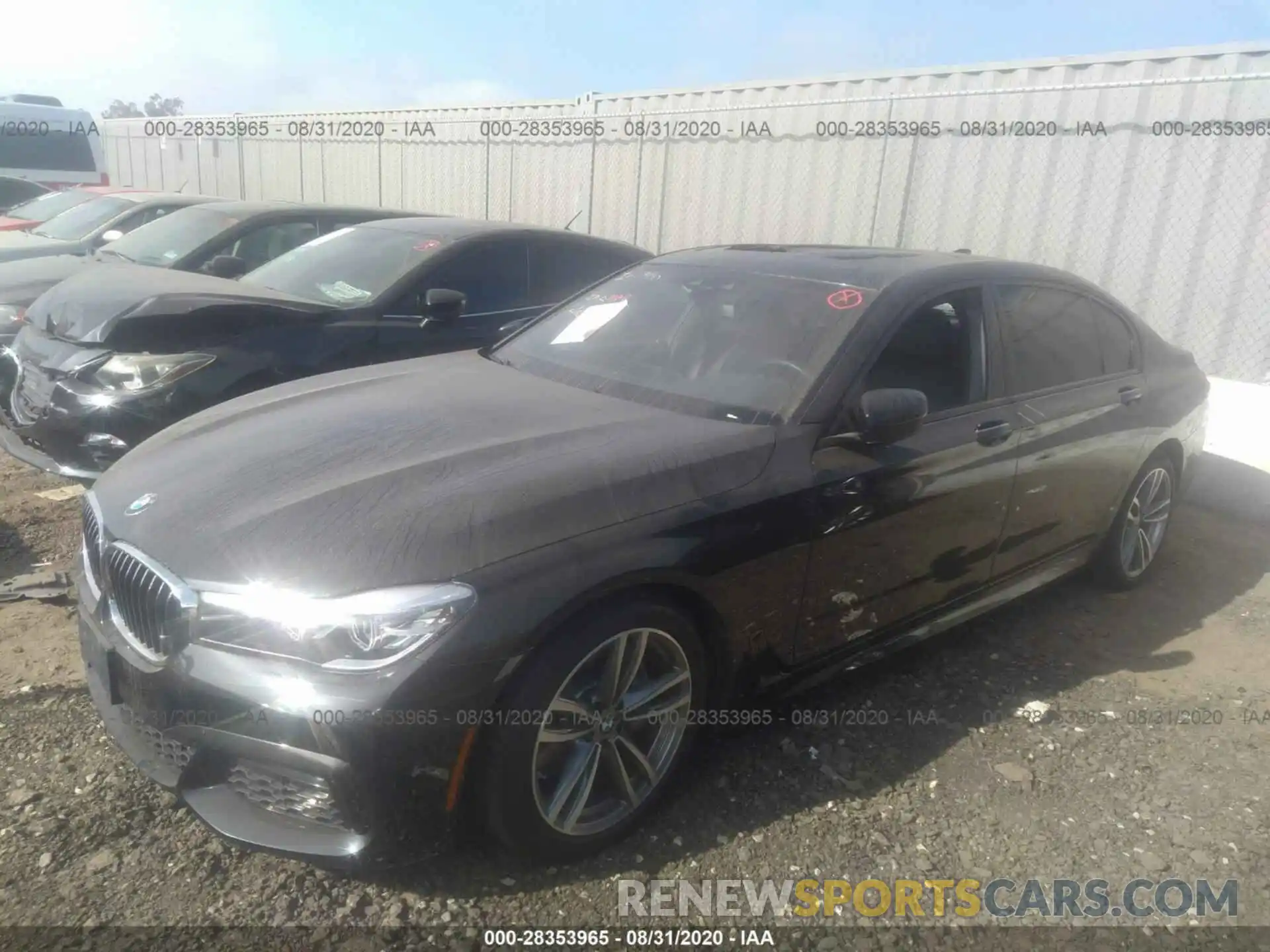 2 Photograph of a damaged car WBA7E2C57KB218122 BMW 7 SERIES 2019