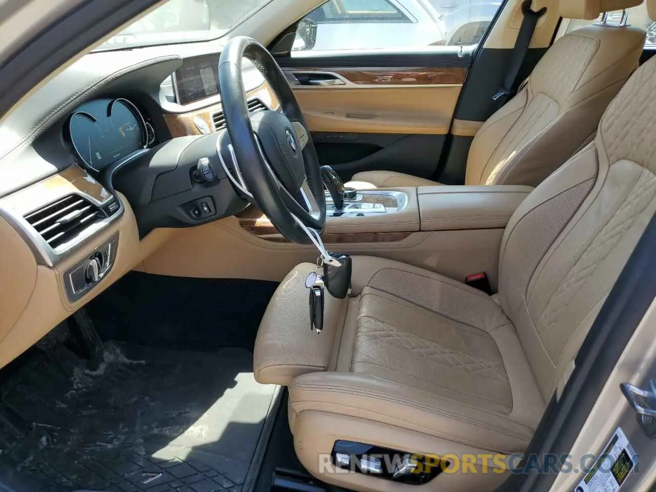 7 Photograph of a damaged car WBA7E4C50KGV70103 BMW 7 SERIES 2019
