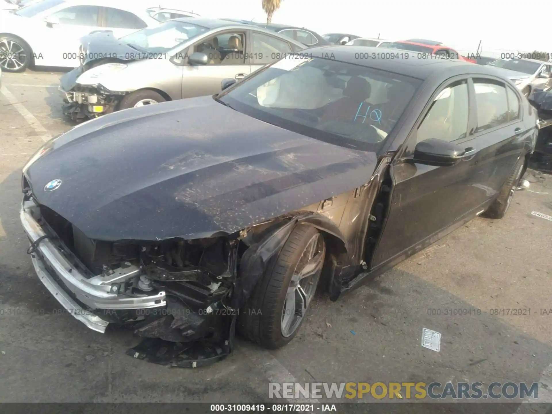 2 Photograph of a damaged car WBA7F0C50KGM25147 BMW 7 SERIES 2019