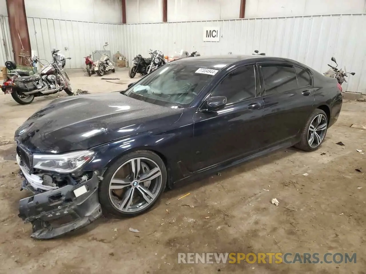 1 Photograph of a damaged car WBA7F0C53KGM25160 BMW 7 SERIES 2019