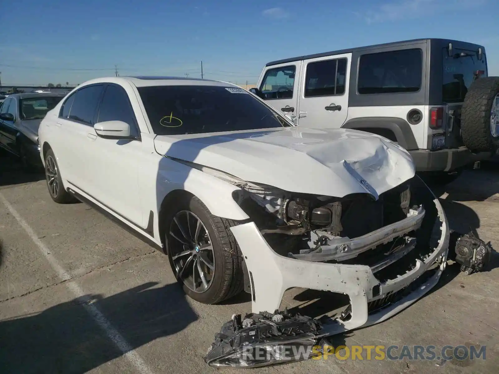 1 Photograph of a damaged car WBA7F0C54KGM24387 BMW 7 SERIES 2019