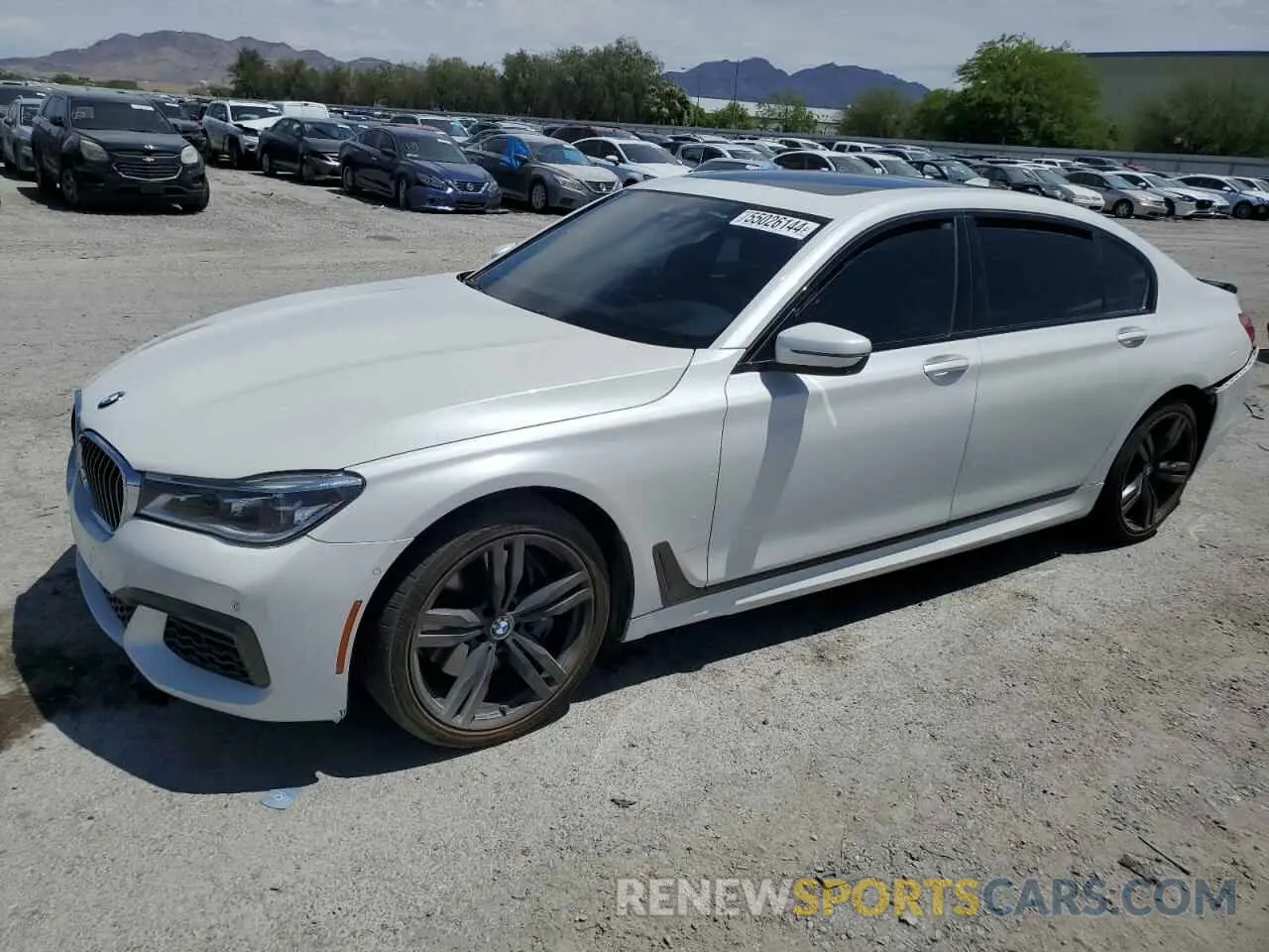 1 Photograph of a damaged car WBA7F0C54KGM25569 BMW 7 SERIES 2019