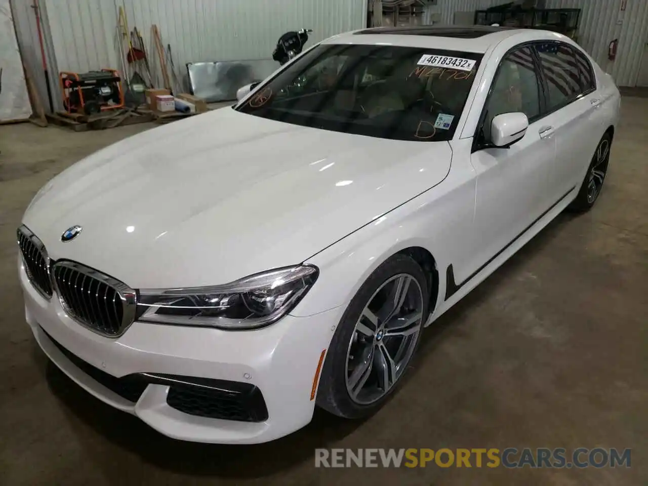 2 Photograph of a damaged car WBA7F0C56KGM24701 BMW 7 SERIES 2019