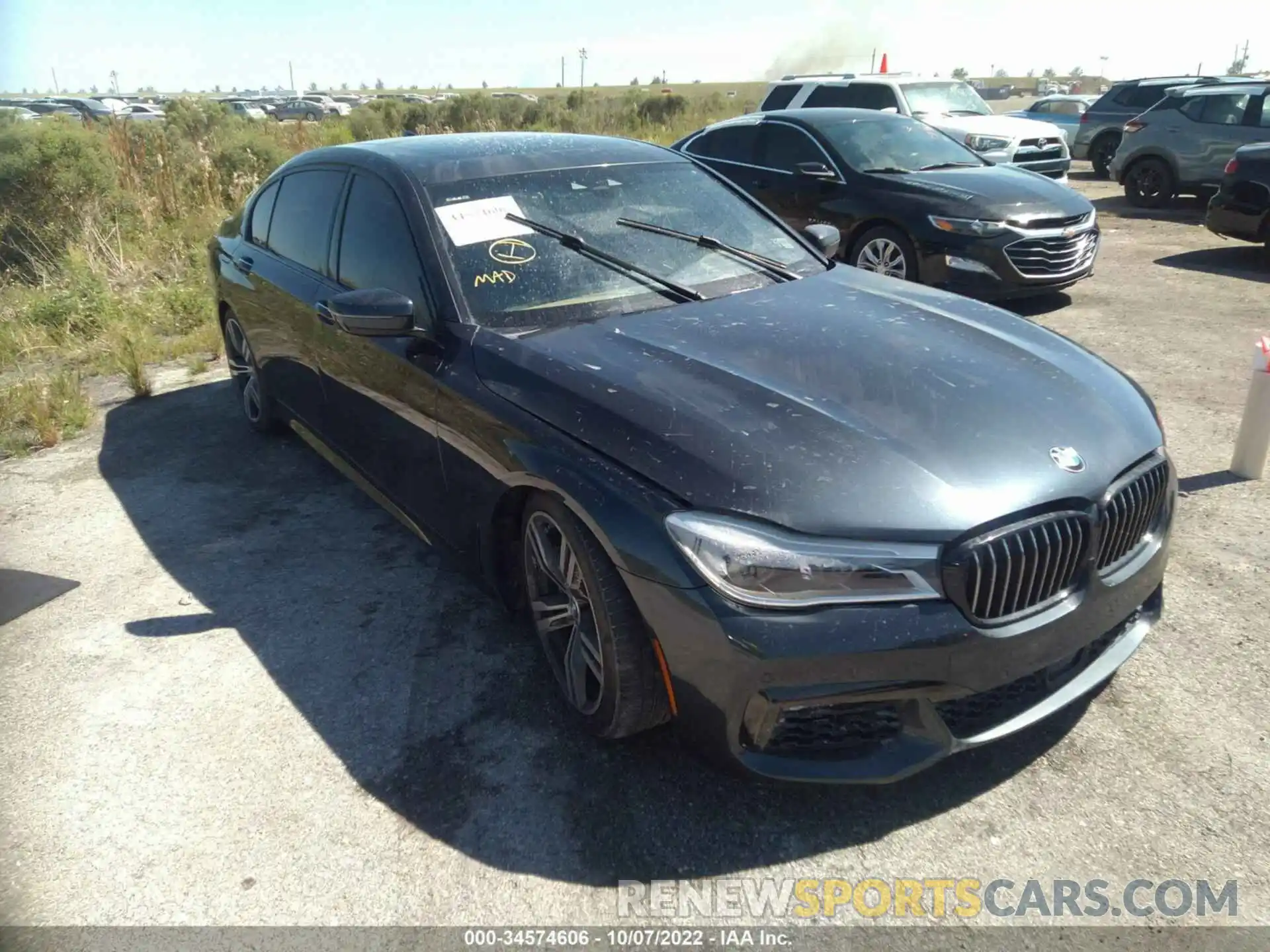 1 Photograph of a damaged car WBA7F0C57KGM24447 BMW 7 SERIES 2019