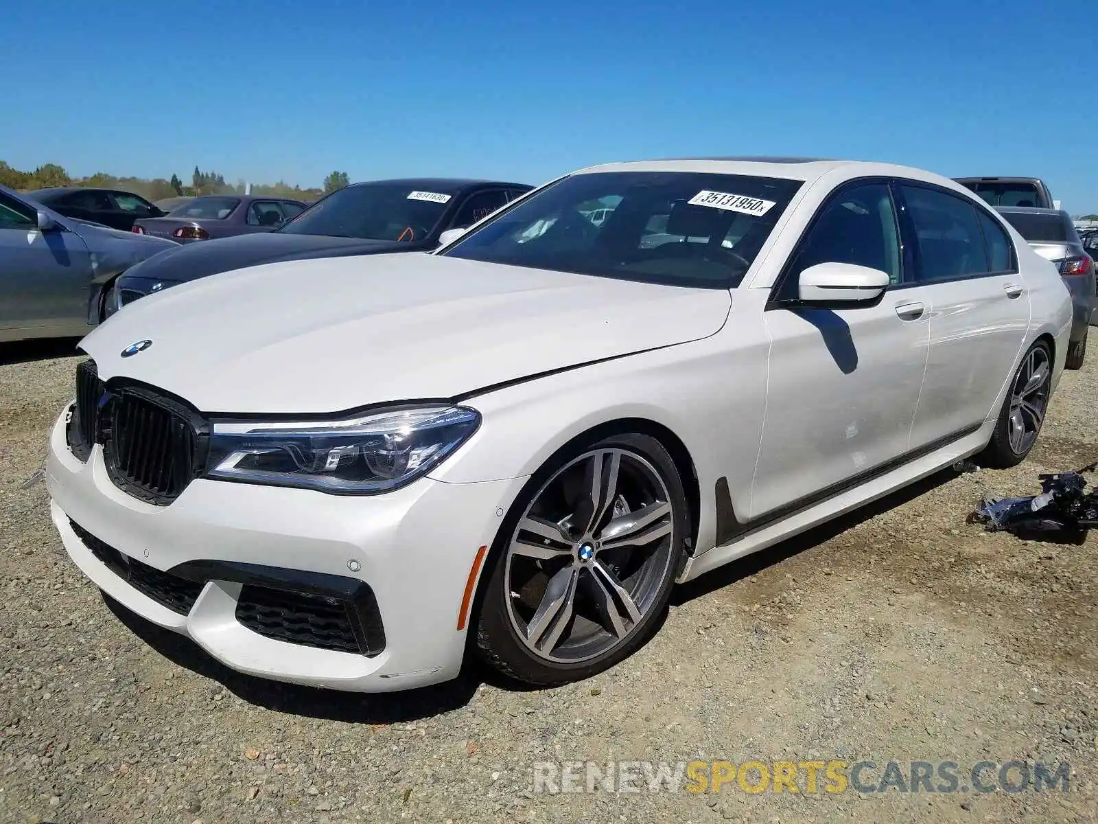 2 Photograph of a damaged car WBA7F0C59KGM25180 BMW 7 SERIES 2019