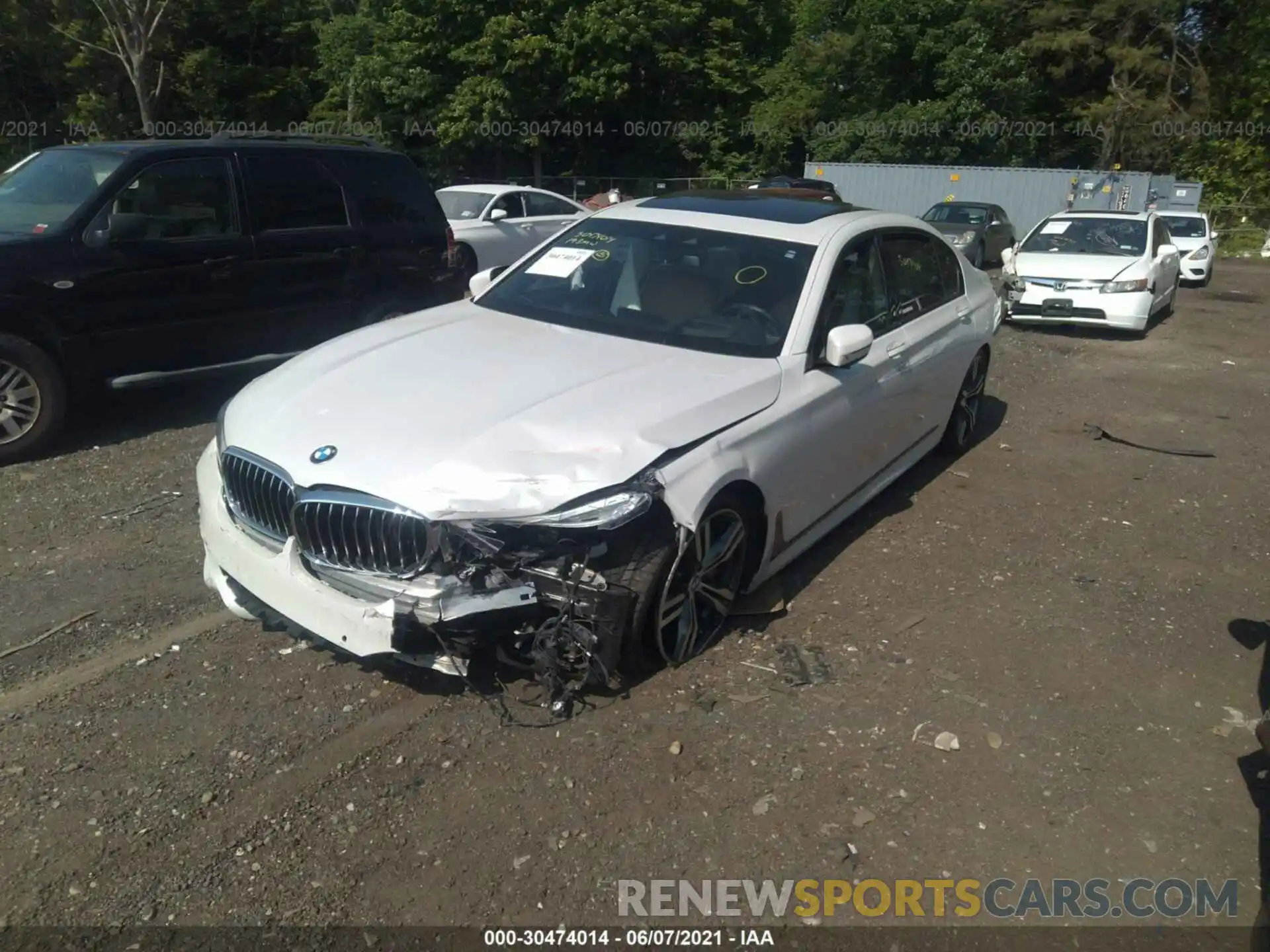 2 Photograph of a damaged car WBA7F0C5XKGM25060 BMW 7 SERIES 2019