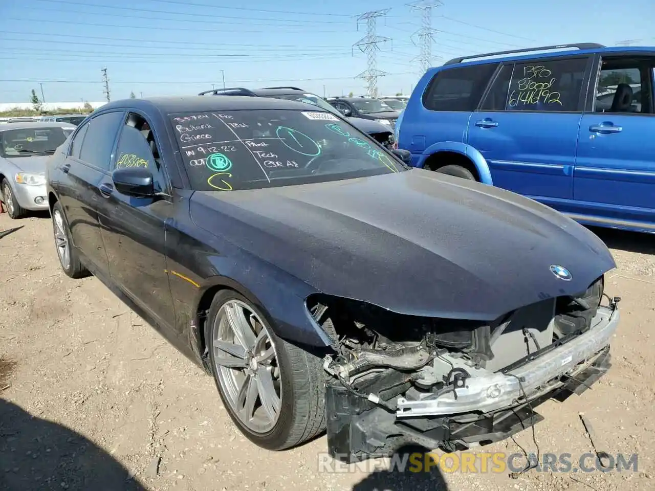 1 Photograph of a damaged car WBA7F2C50KB239083 BMW 7 SERIES 2019