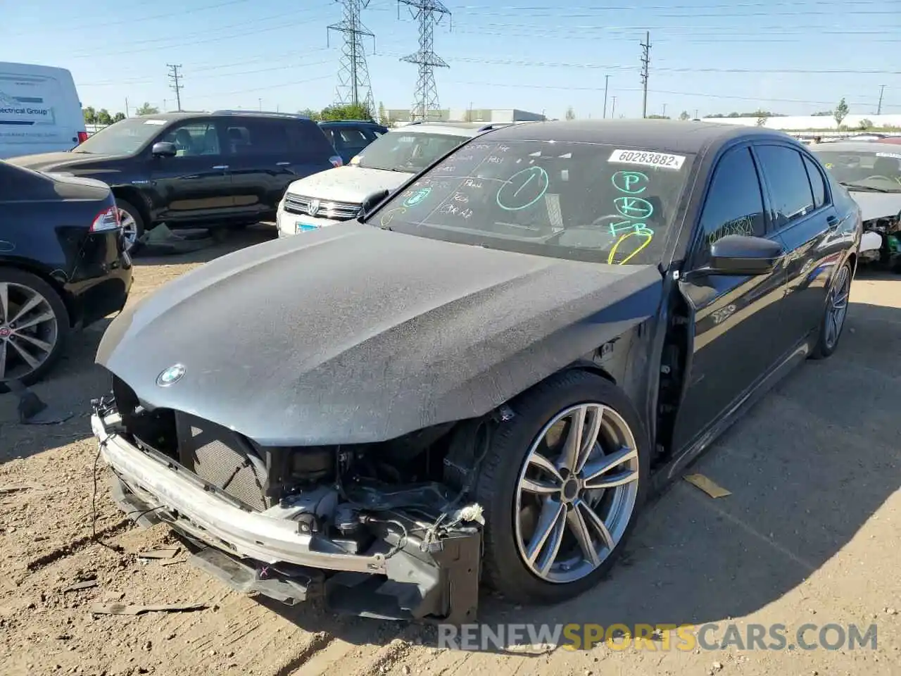 2 Photograph of a damaged car WBA7F2C50KB239083 BMW 7 SERIES 2019