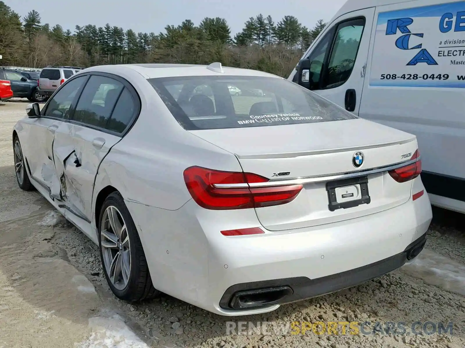 3 Photograph of a damaged car WBA7F2C51KB239576 BMW 7 SERIES 2019