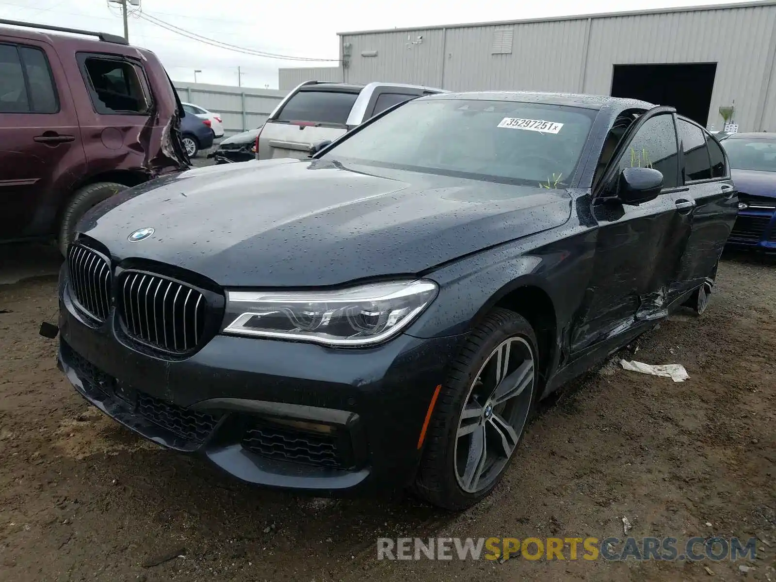 2 Photograph of a damaged car WBA7F2C53KB240633 BMW 7 SERIES 2019