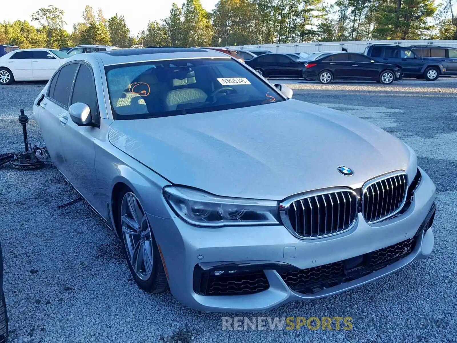 1 Photograph of a damaged car WBA7F2C59KB239597 BMW 7 SERIES 2019