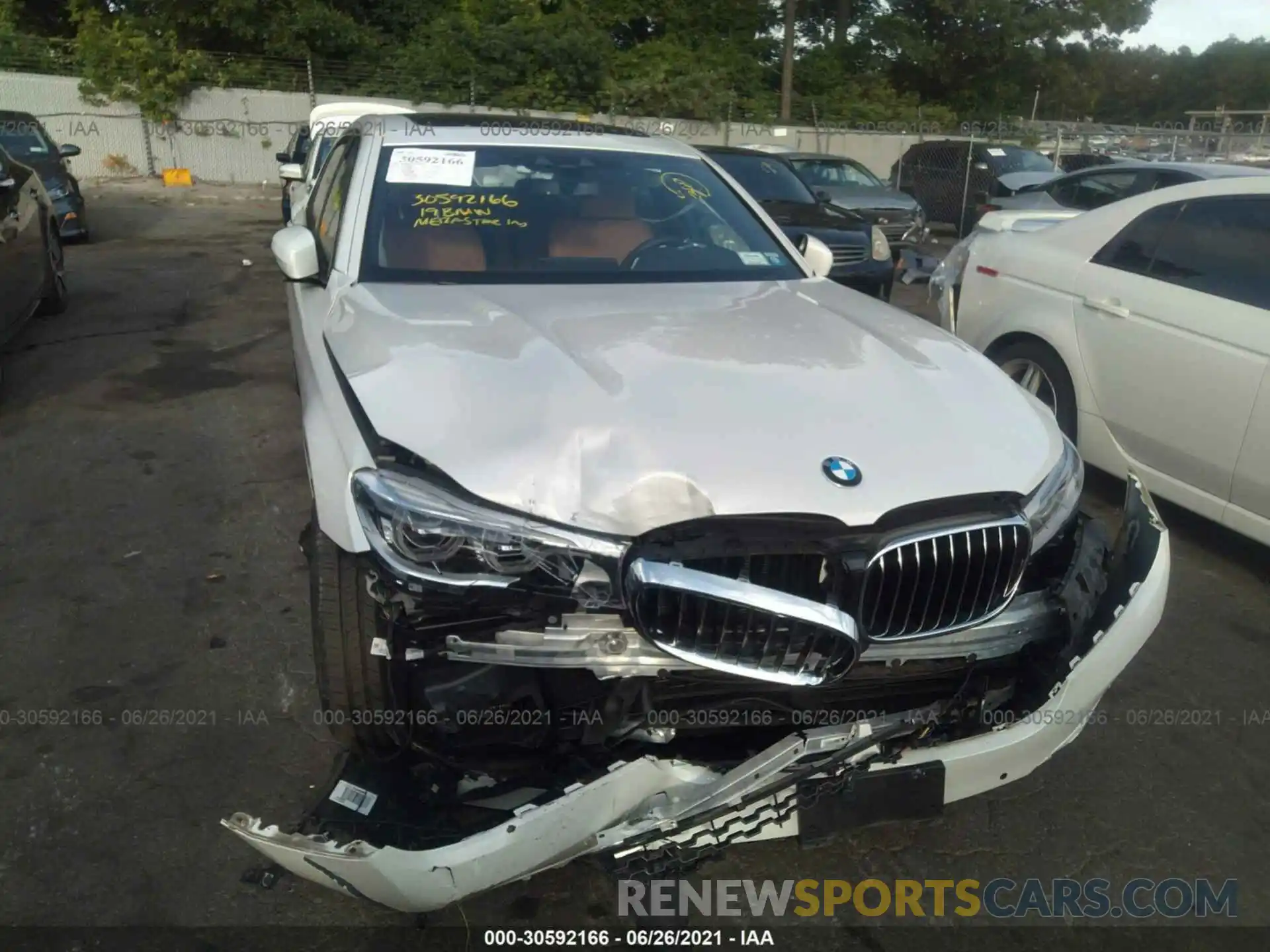 6 Photograph of a damaged car WBA7F2C59KB240250 BMW 7 SERIES 2019