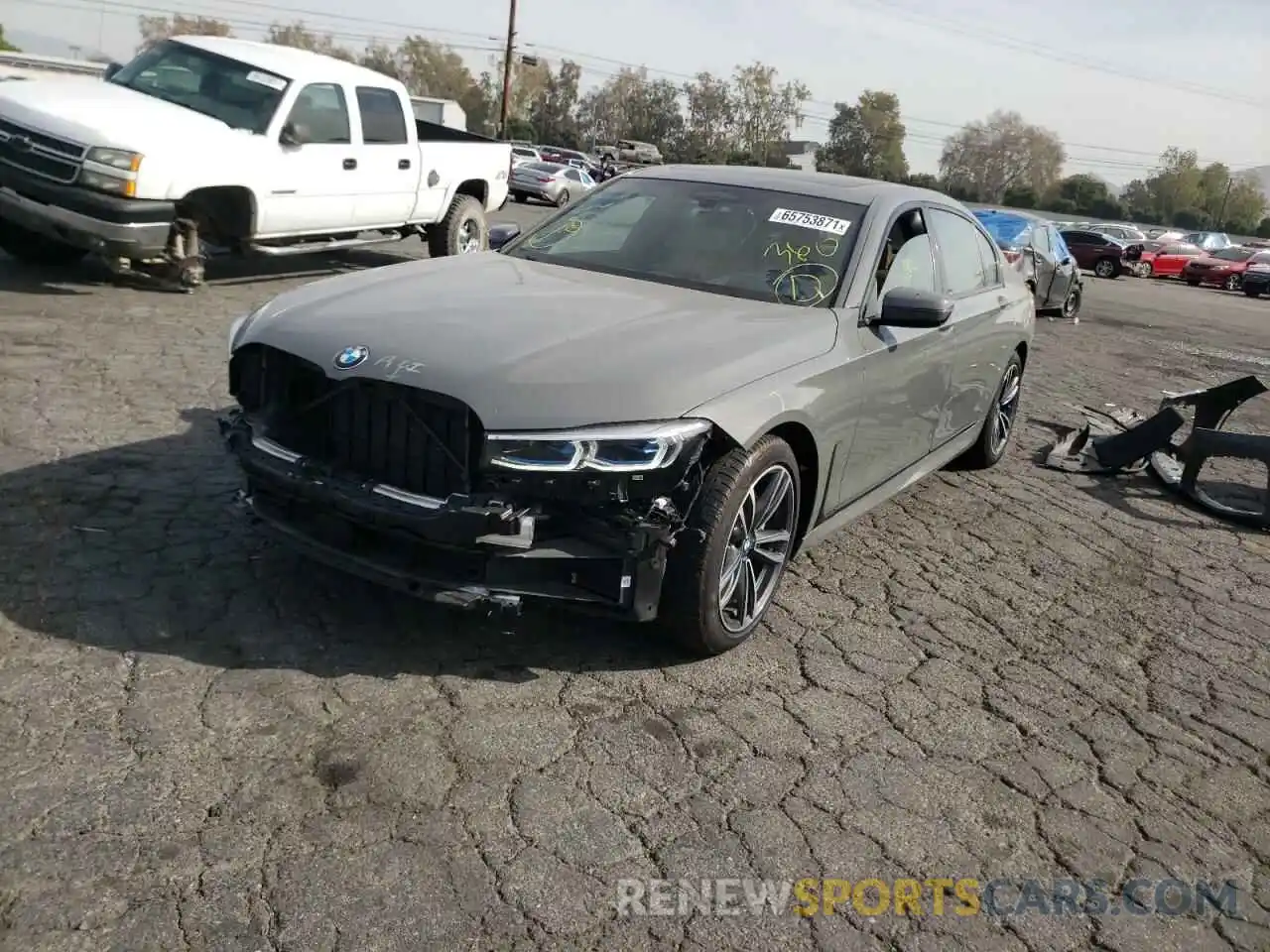 2 Photograph of a damaged car WBA7T2C00LGL17217 BMW 7 SERIES 2020