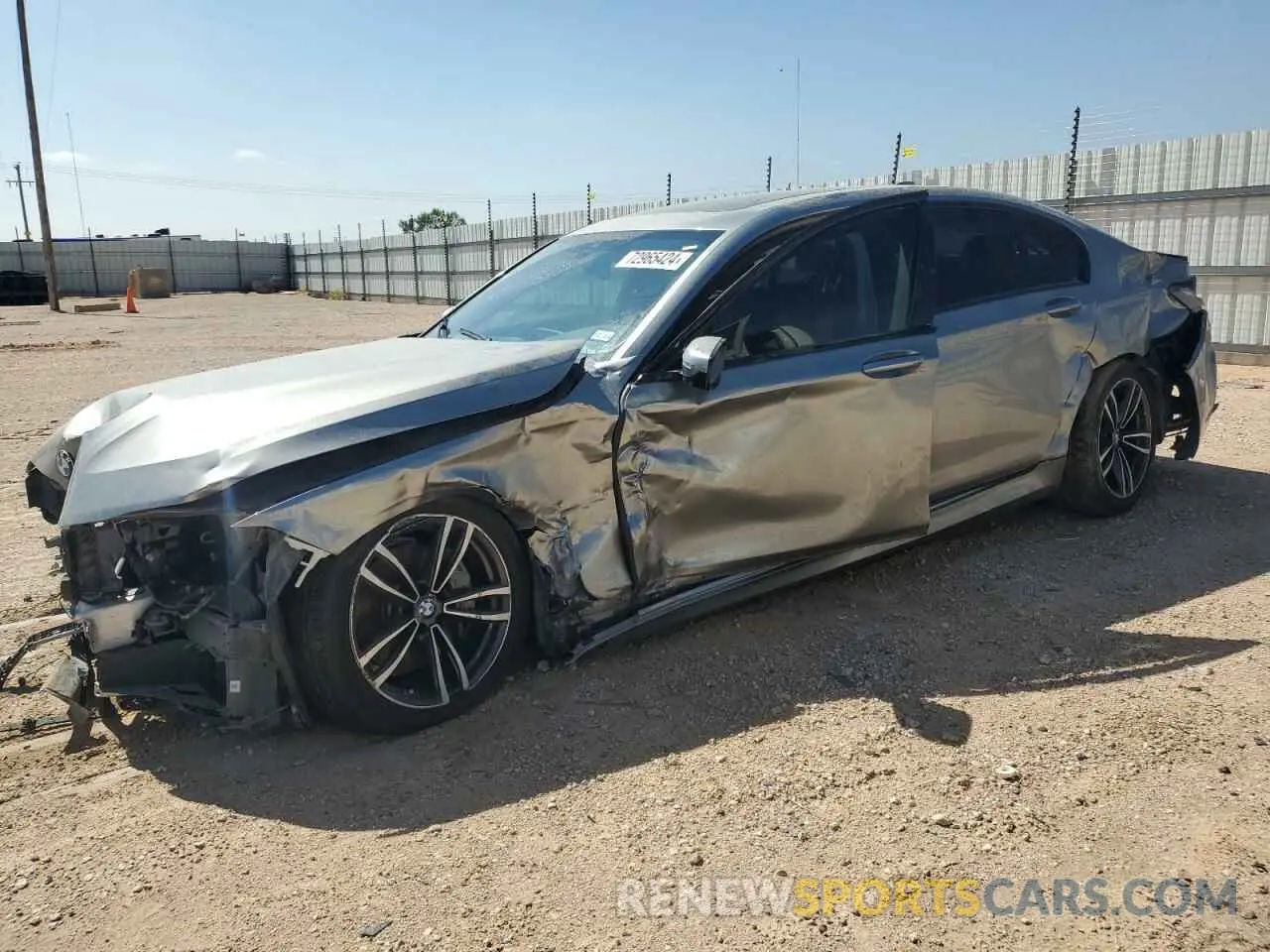 1 Photograph of a damaged car WBA7T2C01LCD31749 BMW 7 SERIES 2020