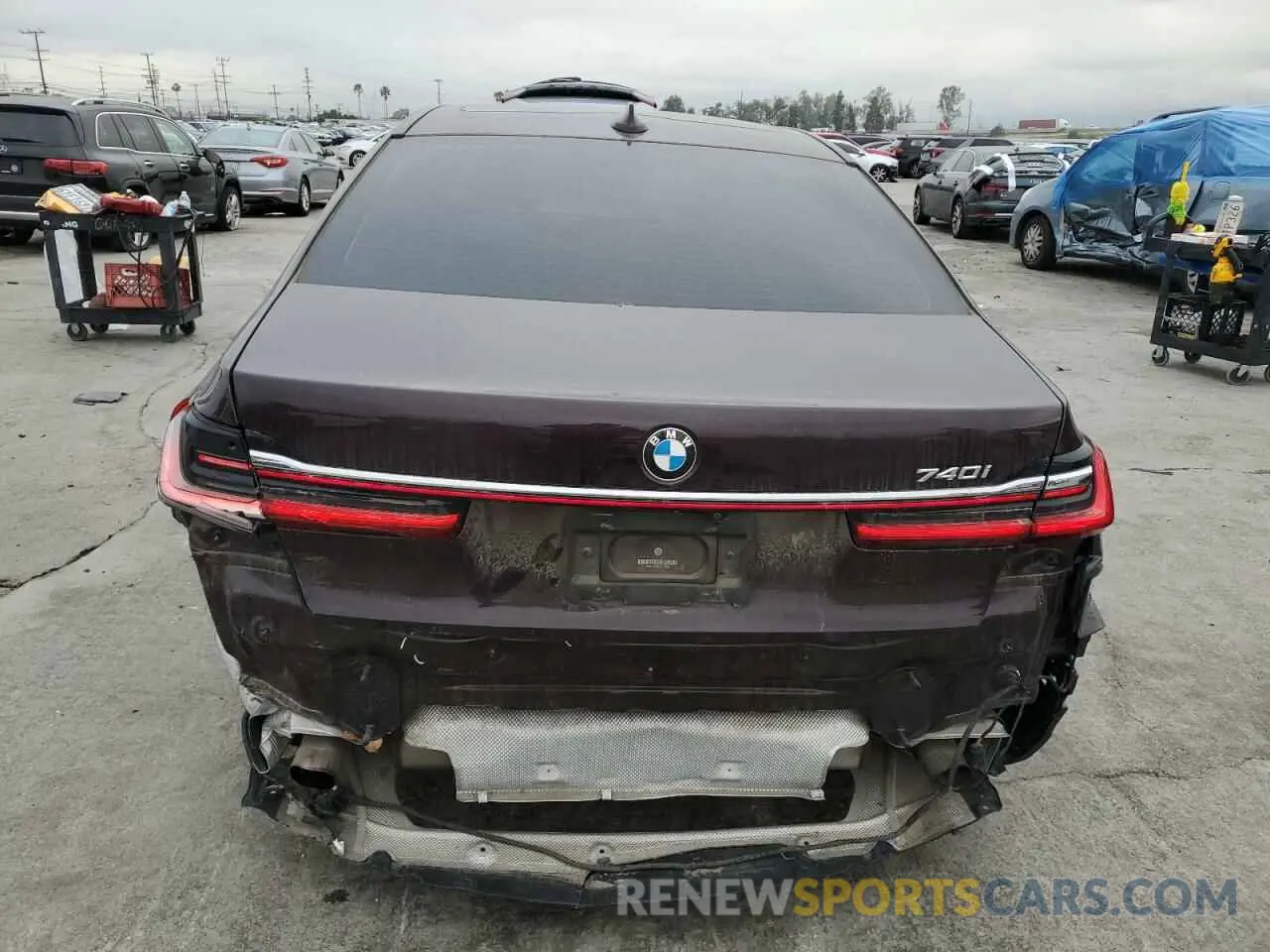 6 Photograph of a damaged car WBA7T2C04LCD14332 BMW 7 SERIES 2020