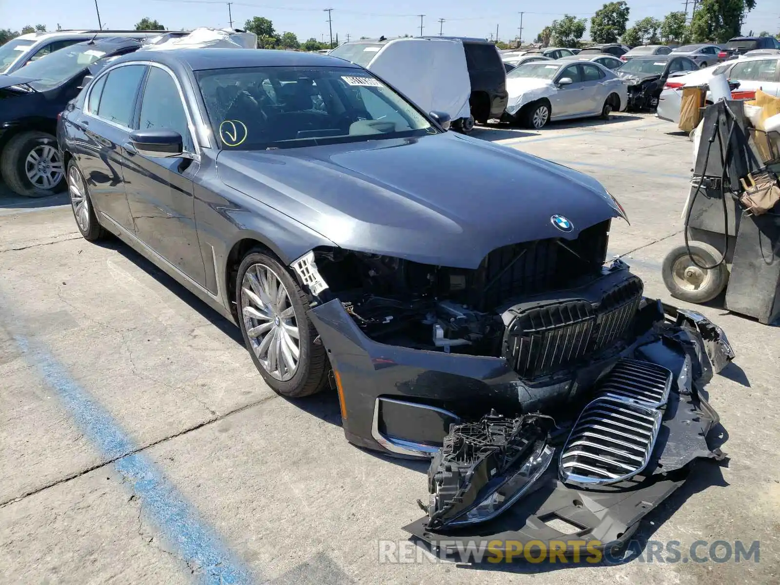 1 Photograph of a damaged car WBA7T2C09LCD52168 BMW 7 SERIES 2020