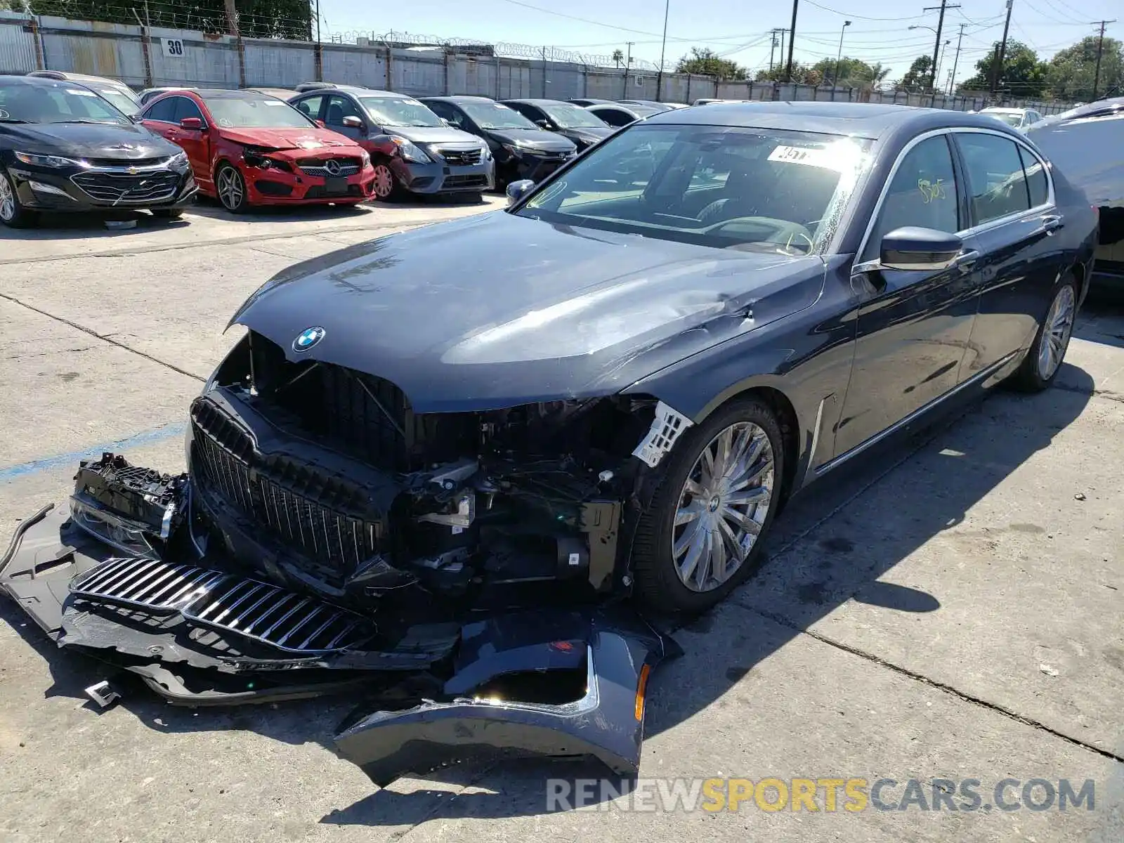 2 Photograph of a damaged car WBA7T2C09LCD52168 BMW 7 SERIES 2020