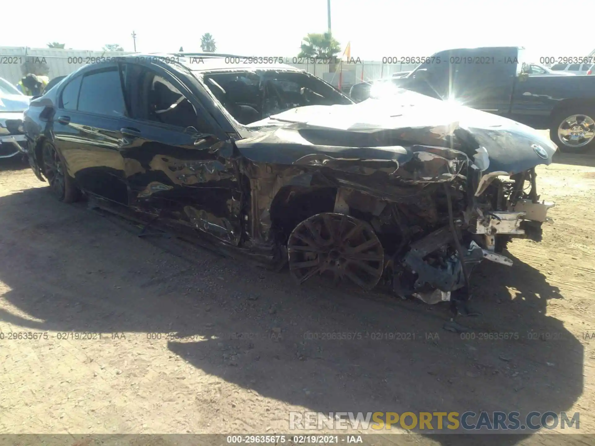 1 Photograph of a damaged car WBA7T2C0XLGF96906 BMW 7 SERIES 2020