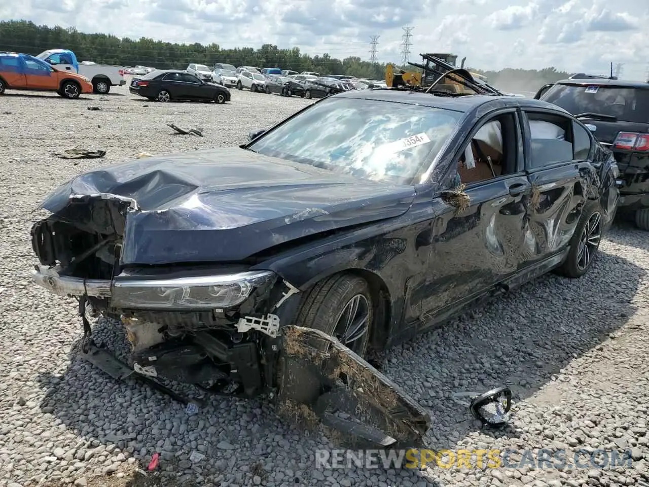 1 Photograph of a damaged car WBA7T4C01LCD47106 BMW 7 SERIES 2020