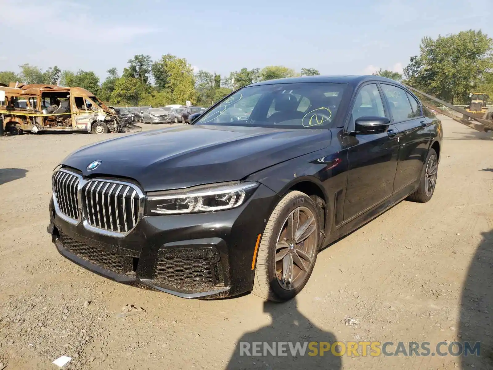 2 Photograph of a damaged car WBA7U2C00LCD70989 BMW 7 SERIES 2020