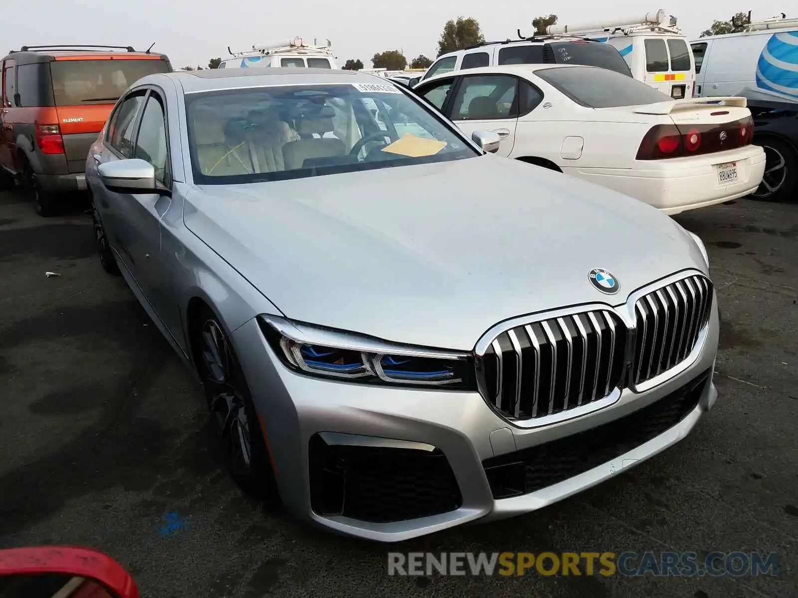 1 Photograph of a damaged car WBA7U2C06LGJ59950 BMW 7 SERIES 2020