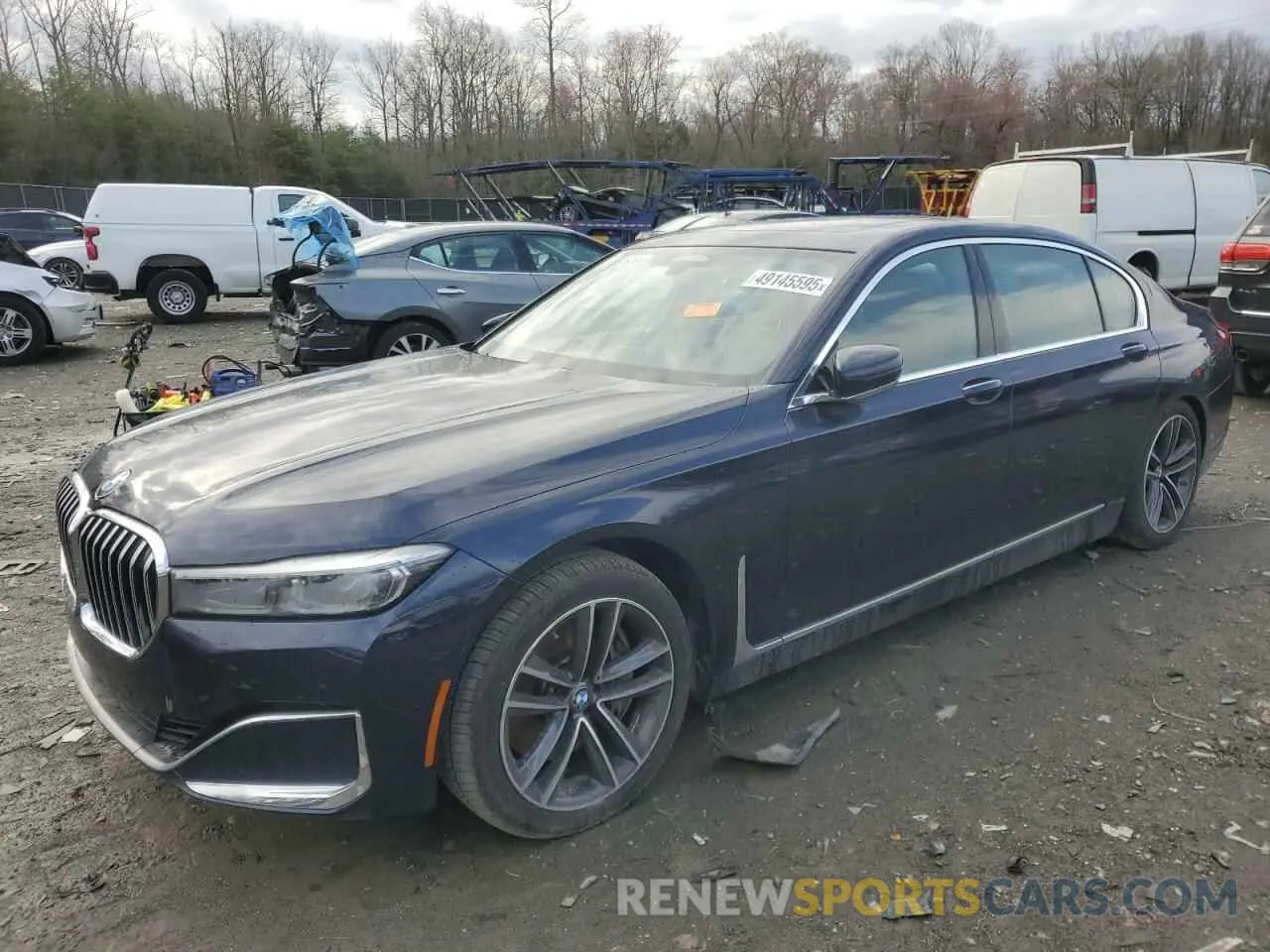 1 Photograph of a damaged car WBA7U2C08LGJ59707 BMW 7 SERIES 2020
