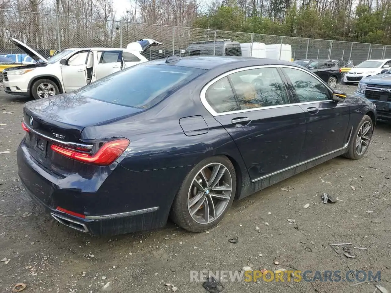 3 Photograph of a damaged car WBA7U2C08LGJ59707 BMW 7 SERIES 2020