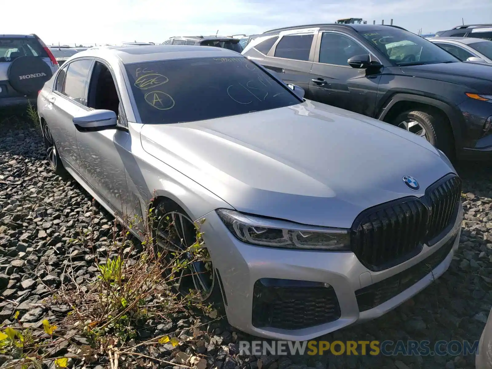 1 Photograph of a damaged car WBA7U2C09LGJ59764 BMW 7 SERIES 2020