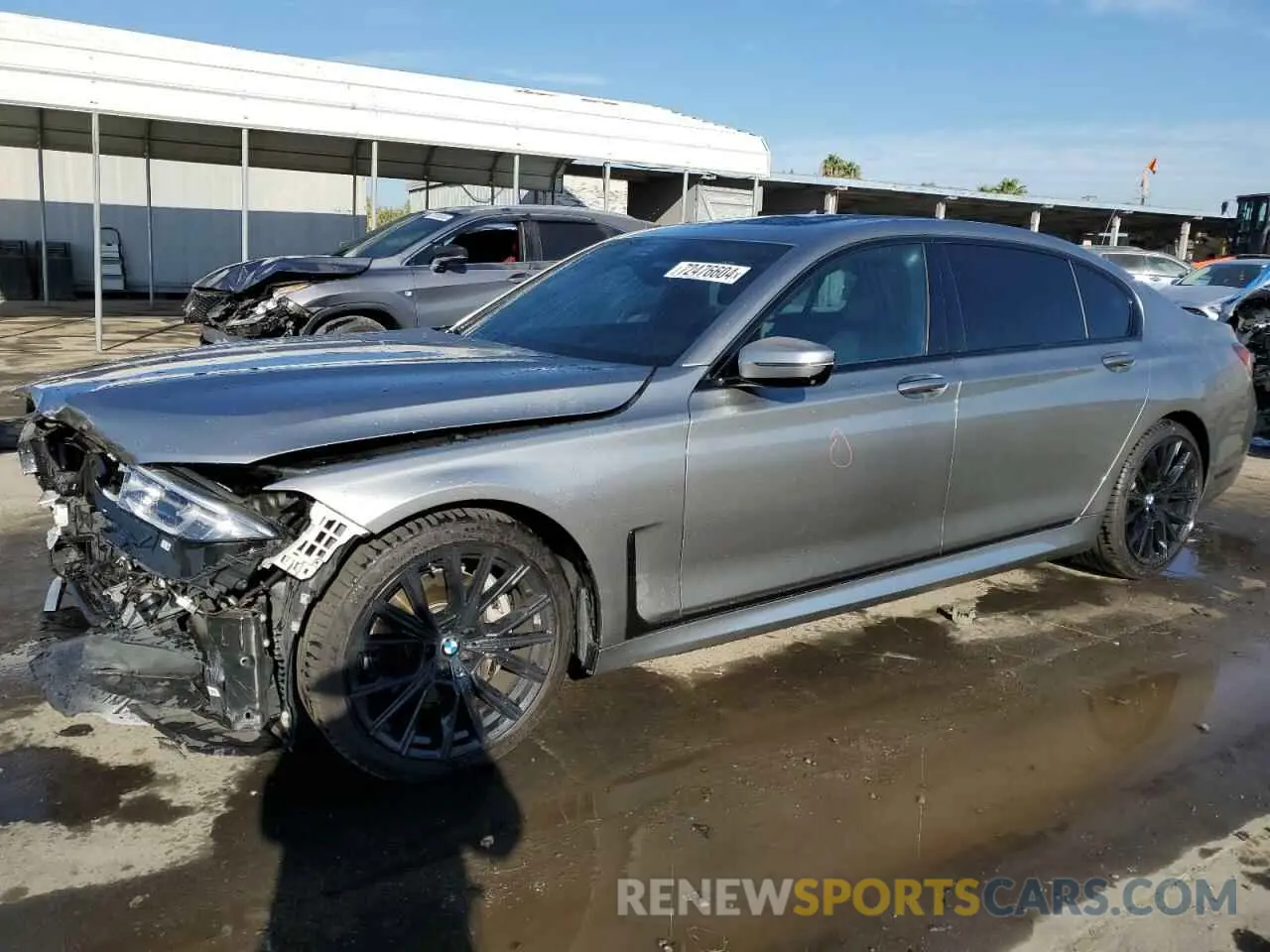 1 Photograph of a damaged car WBA7T2C01MCF71823 BMW 7 SERIES 2021