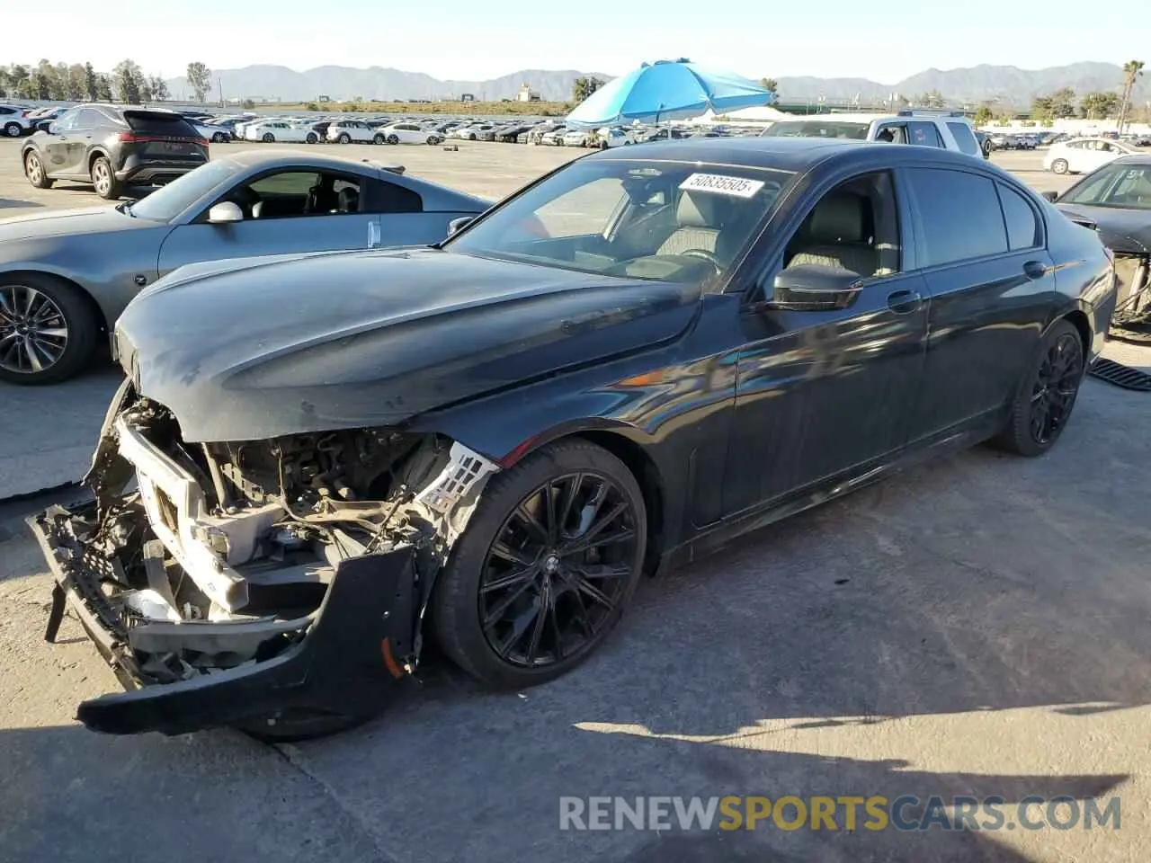 1 Photograph of a damaged car WBA7T2C00NCJ56930 BMW 7 SERIES 2022