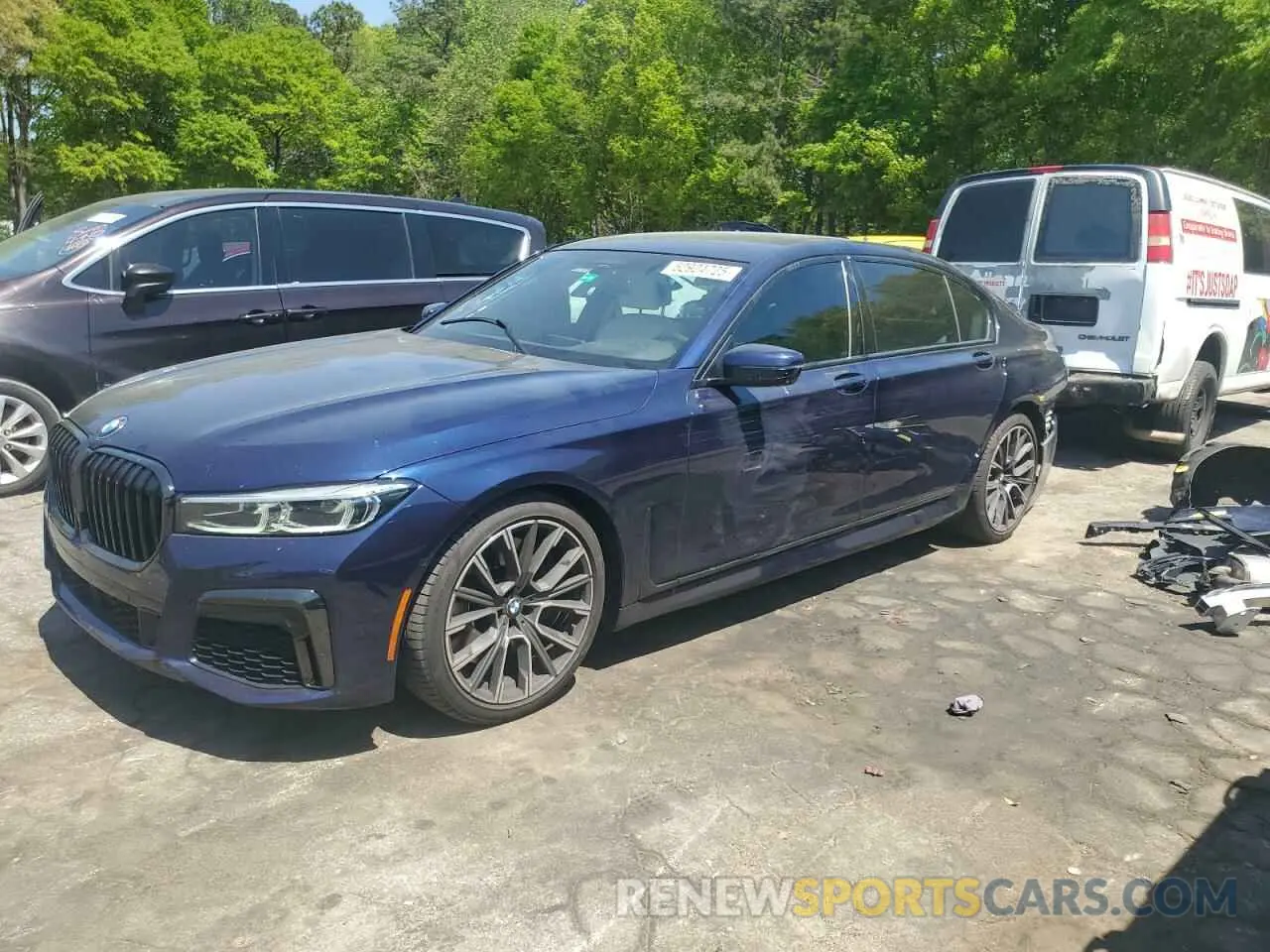 1 Photograph of a damaged car WBA7T2C05NCJ00773 BMW 7 SERIES 2022