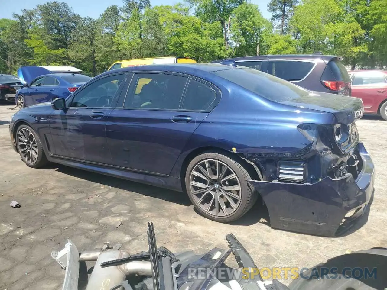 2 Photograph of a damaged car WBA7T2C05NCJ00773 BMW 7 SERIES 2022