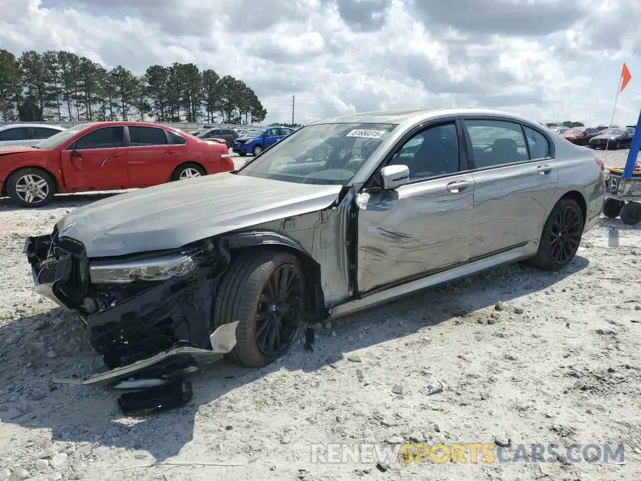 1 Photograph of a damaged car WBA7T2C09NCJ48292 BMW 7 SERIES 2022