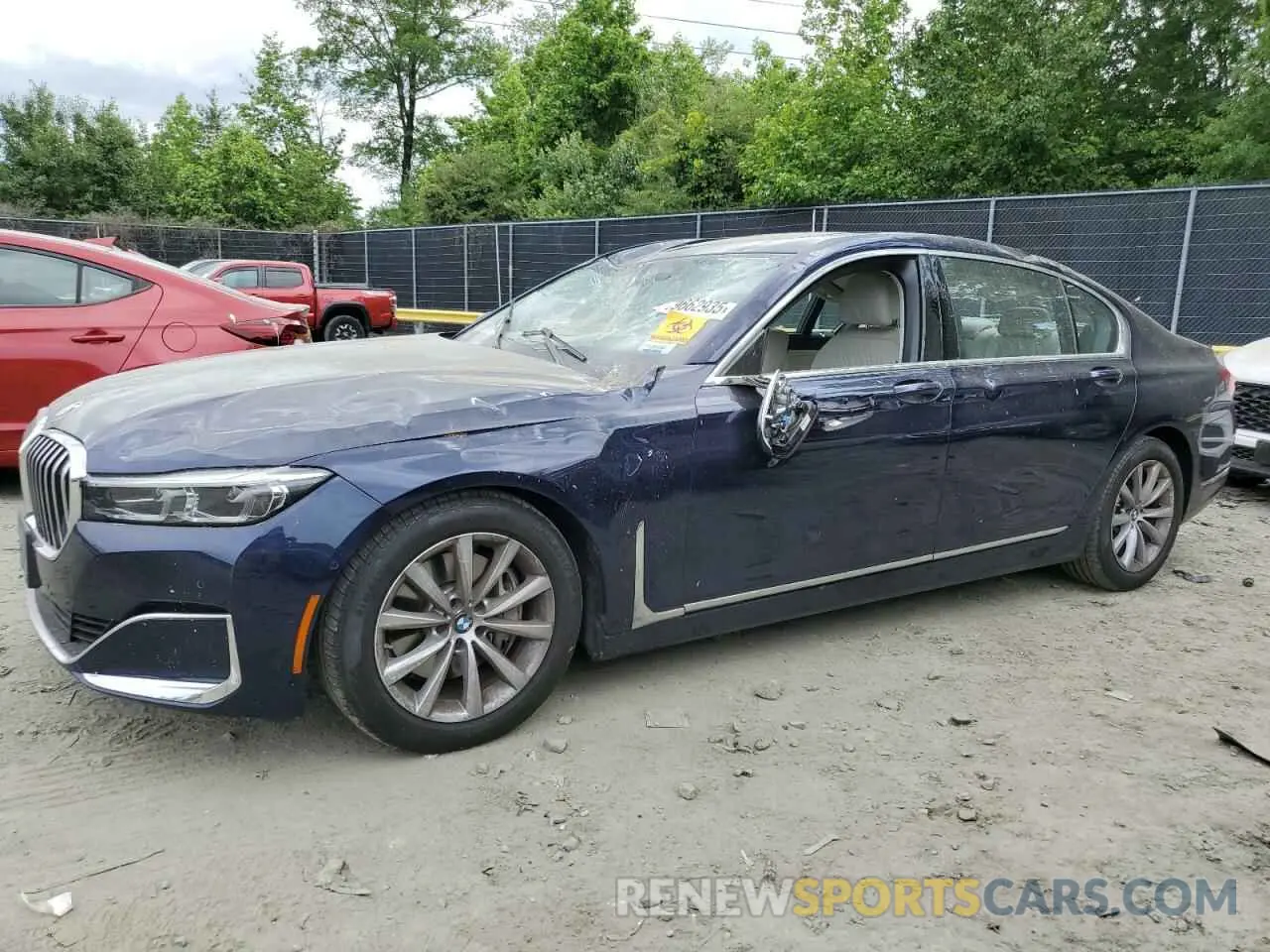 1 Photograph of a damaged car WBA7T4C06NCH78320 BMW 7 SERIES 2022