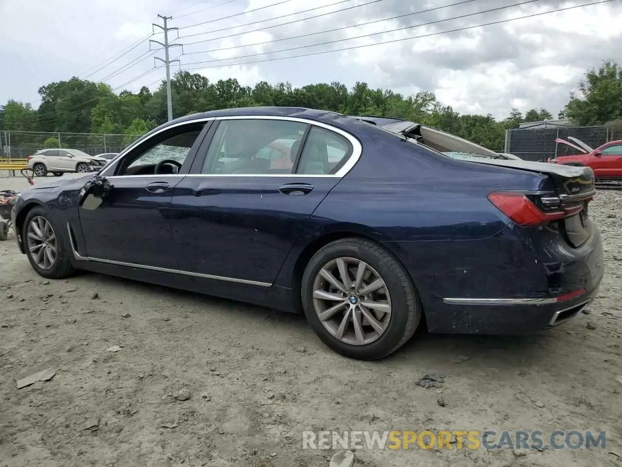 2 Photograph of a damaged car WBA7T4C06NCH78320 BMW 7 SERIES 2022